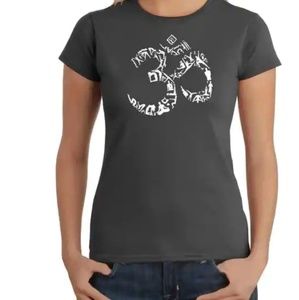 Los Angeles Pop Art Yoga Om Tee